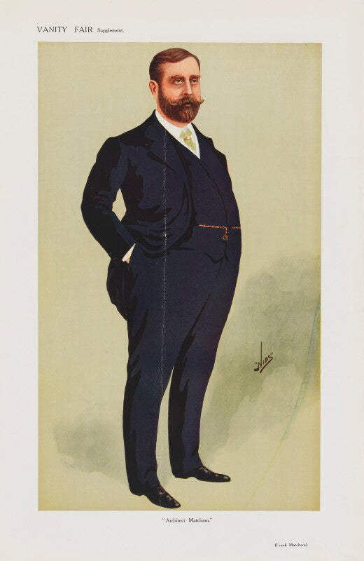 Francis ('frank') matcham ('men of the day. no. 1286. "architect matcham."') npg d45617