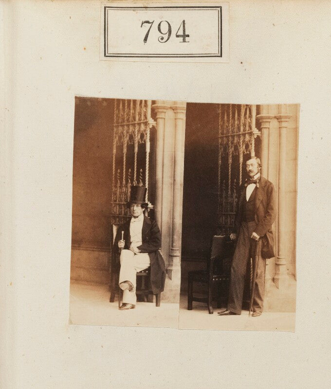 Two unknown men, probably members of parliament npg ax50402
