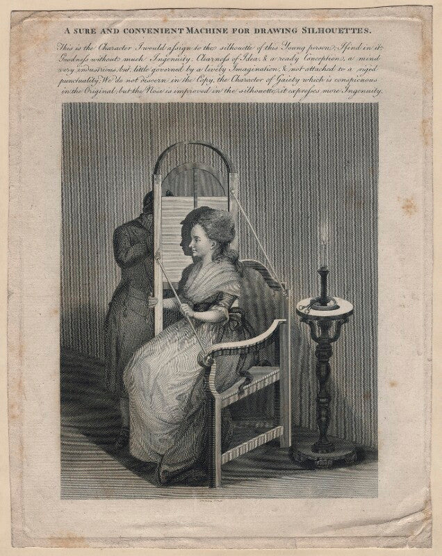 'a sure and convenient machine for drawing silhouettes' npg d16510