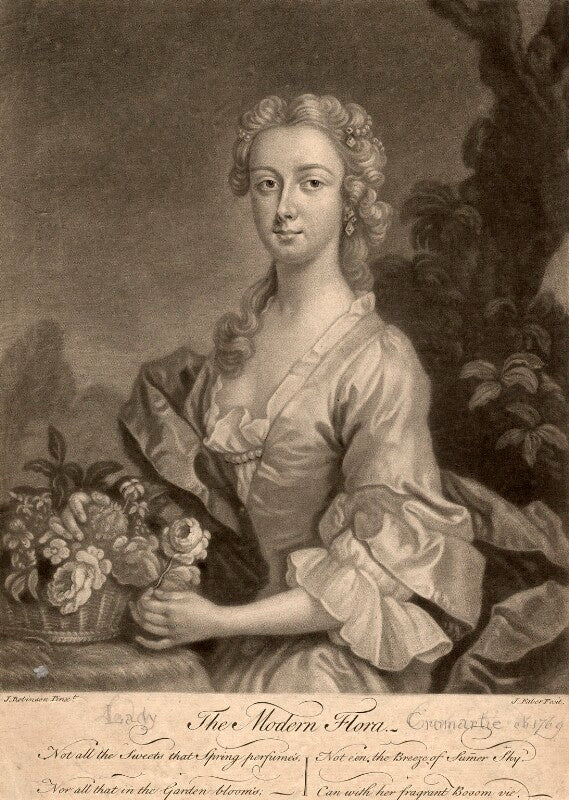 Isabel mackenzie (née gordon), countess of cromartie npg d1539