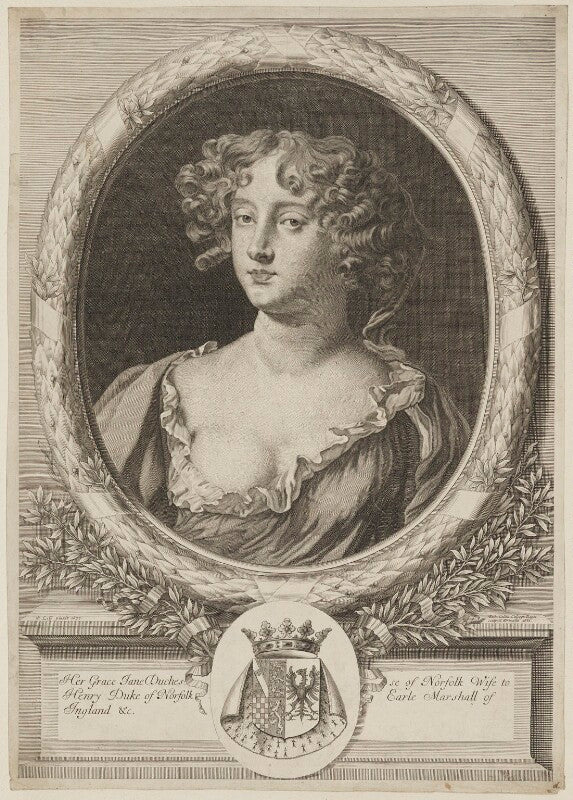 Jane (née bickerton), duchess of norfolk npg d38990