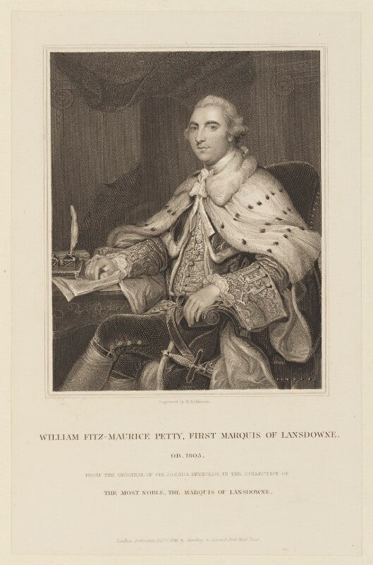 William petty, 1st marquess of lansdowne npg d15788