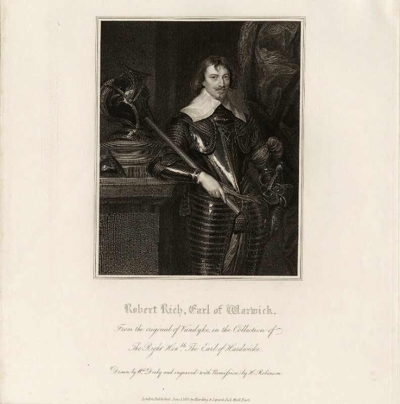Robert rich, 2nd earl of warwick npg d26539