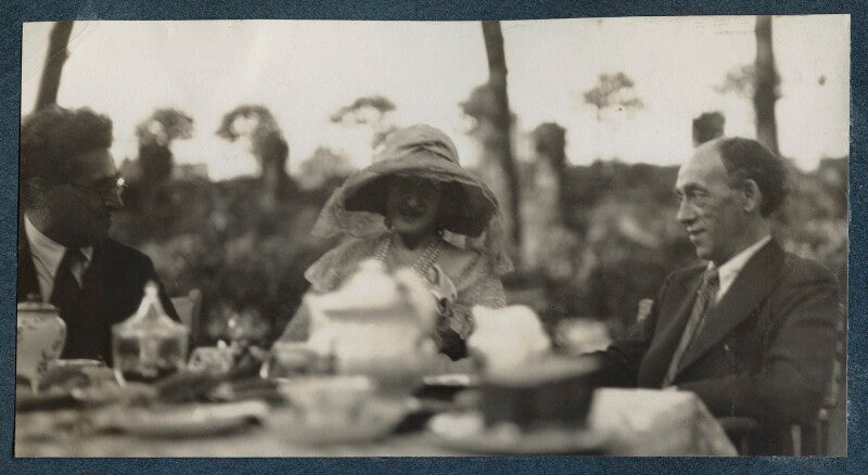 Samuel solomonovich ('kot') koteliansky; lady ottoline morrell; james stephens npg ax143566