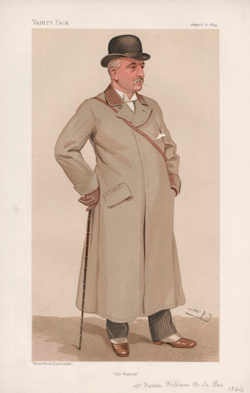Warren william de la rue ('men of the day. no. 595.') npg d44710