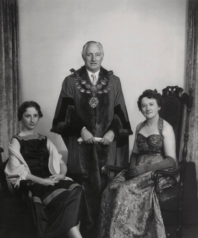 Robert h. sharp with wife and daughter npg x91385