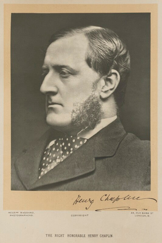Henry chaplin, 1st viscount chaplin npg ax16011