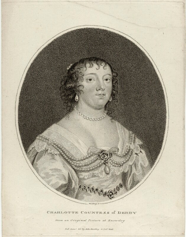 Charlotte stanley (née de la trémoille), countess of derby npg d28421
