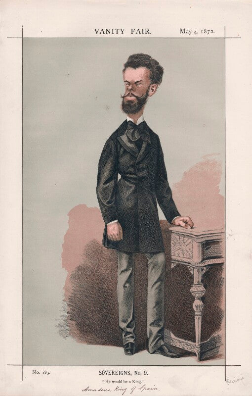 Amadeo i, king of spain ('sovereigns, no. 9.') npg d43534