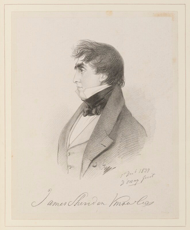 James sheridan knowles npg d45956