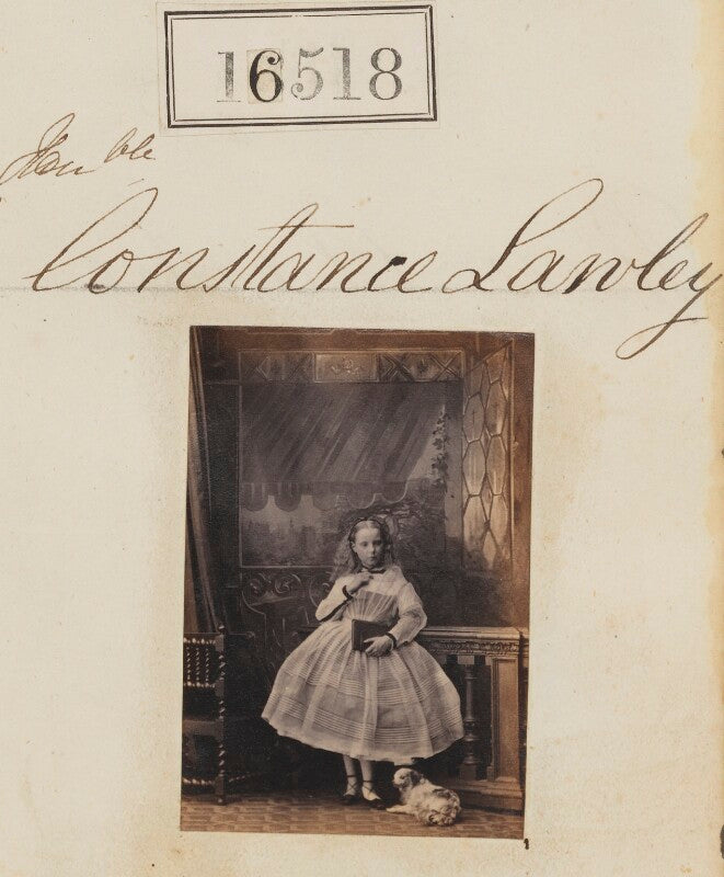 Hon. constance mary portman (née lawley) npg ax64429