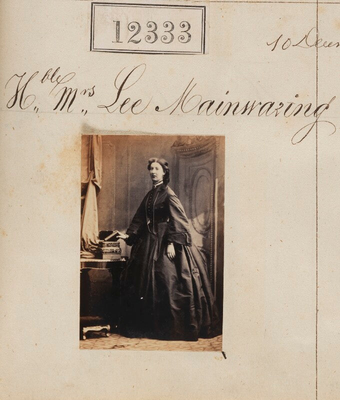 Hon. mary stuart lee mainwaring (née forbes) npg ax61987