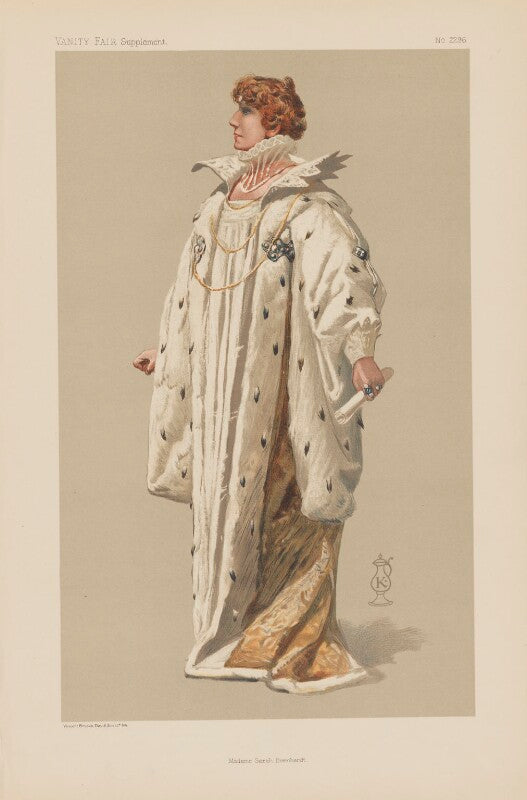 Sarah bernhardt ('woman of the day. no. 2296. "madame sarah bernhardt."') npg d45686