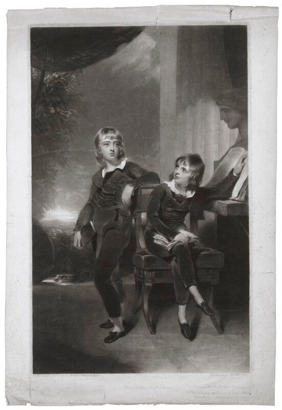 Sir edmund antrobus, 2nd bt; gibbs crawford antrobus (as children) npg d7077