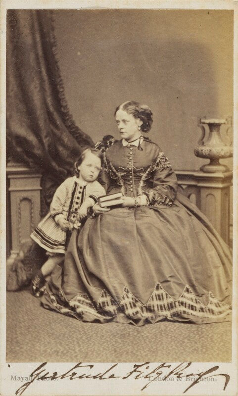 Helen newton (née fitzroy); gertrude fitzroy (née duncombe) npg ax9724