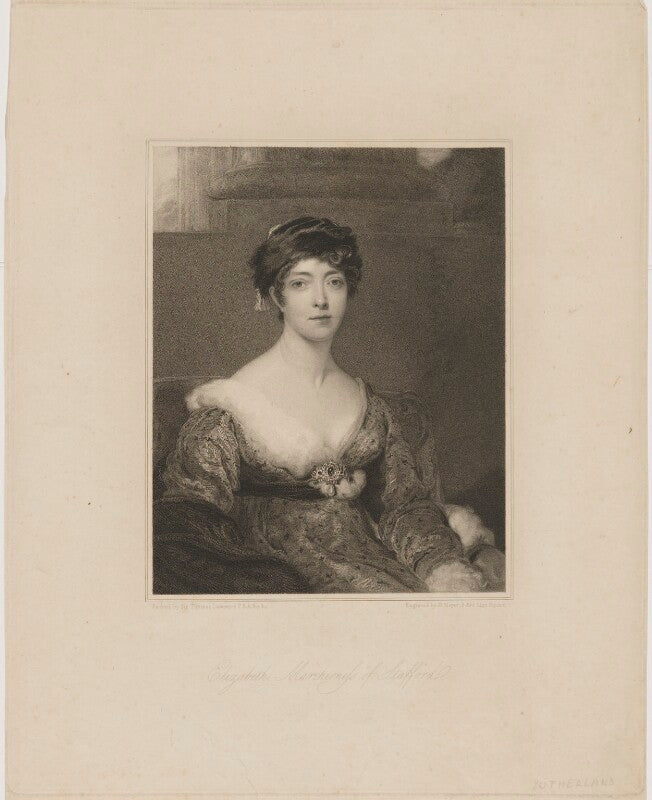 Elizabeth sutherland, duchess of sutherland when marchioness of stafford npg d40928