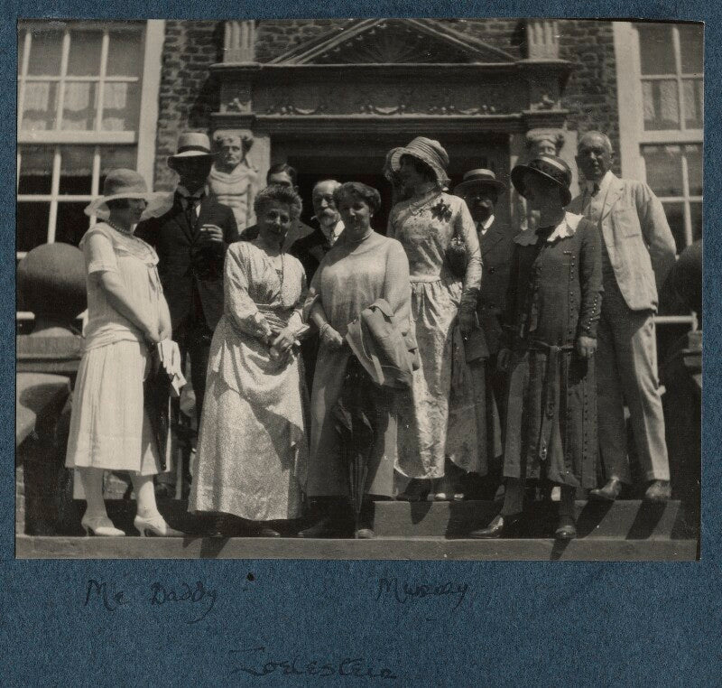 Julian vinogradoff (née morrell); philip edward morrell; lady ottoline morrell and others npg ax142137