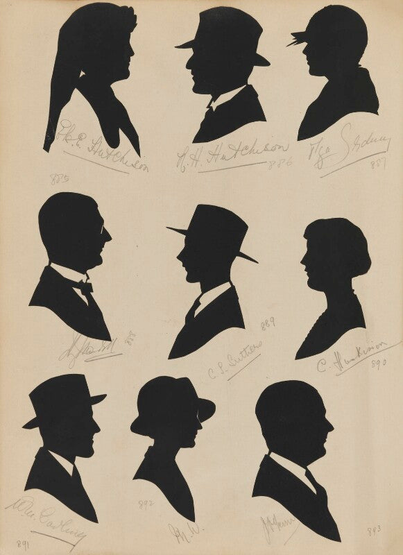 William carling; ?; e.k.e. hutchison; m. w; c.s. suthers; r.h. hutchison; ?; c. huskisson; ? npg d46447