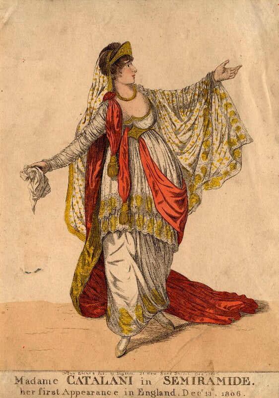 Angelica catalani ('madame catalani in semiramide') npg d2029