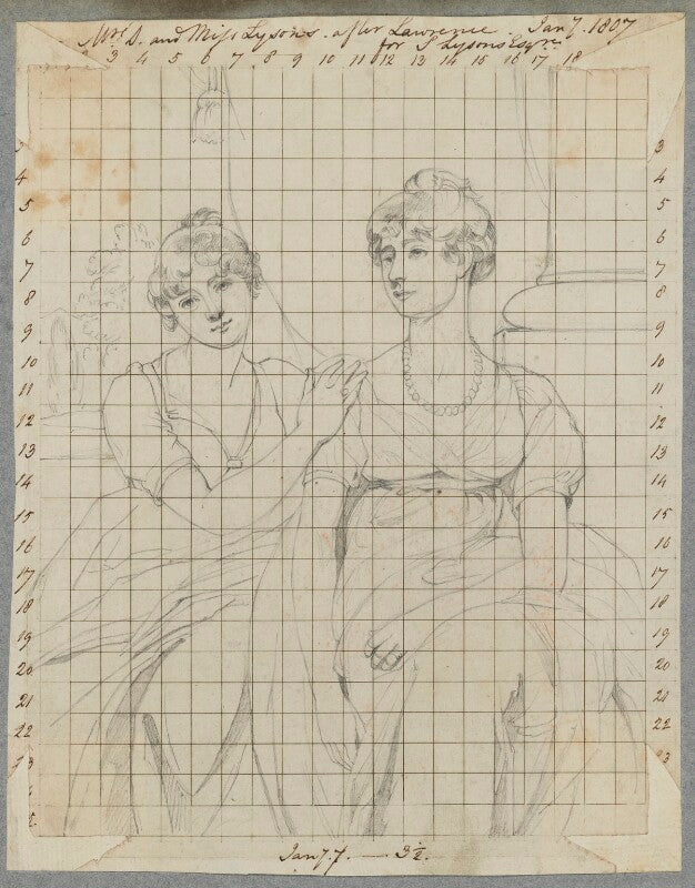 Sarah lysons (née carteret hardy) and charlotte price (née carteret hardy) npg d17338