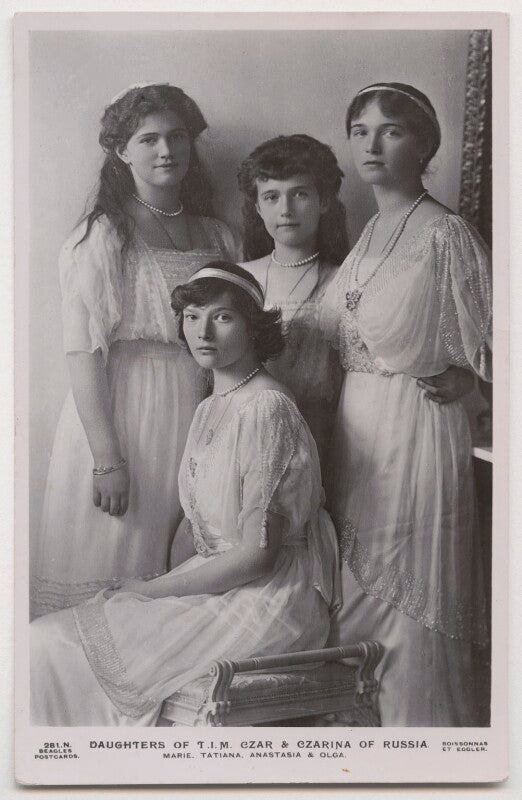 'daughters of t.i.m. czar & czarina of russia' npg x197405