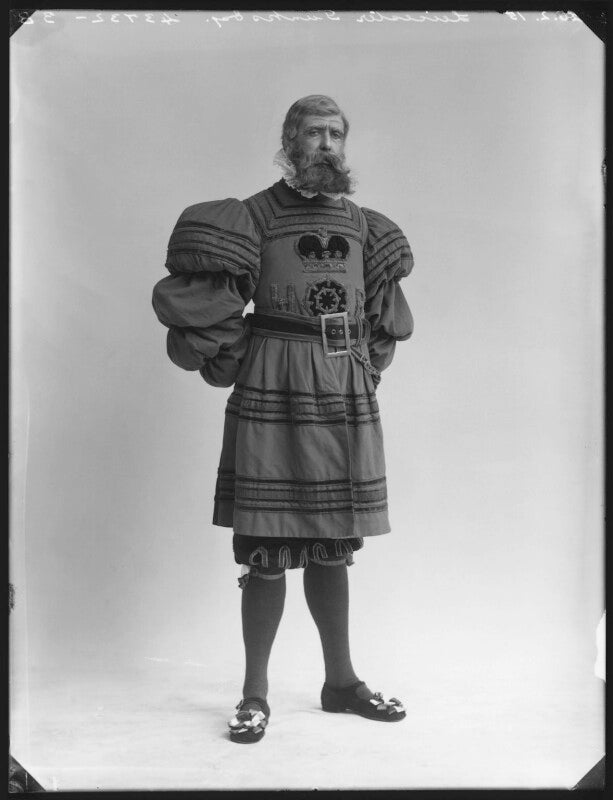 Leicester tunks as sergeant meryll in 'the yeomen of the guard' npg x80551