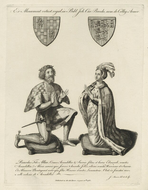 Richard fitzalan, earl of arundel and eleanor of lancaster npg d23924