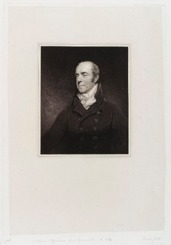 William wyndham grenville, 1st baron grenville npg d19558