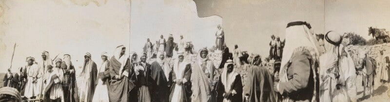 Frederick gerard peake with tribesmen npg ax183264