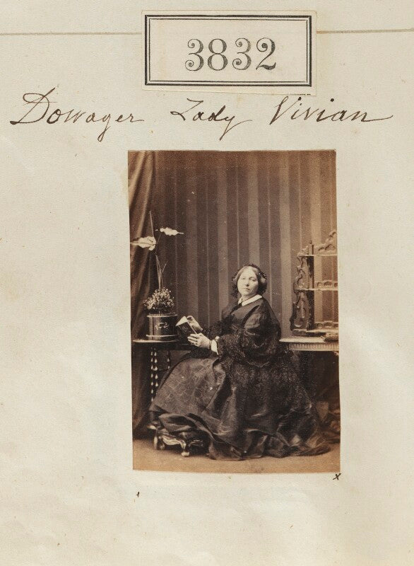 Letitia (née webster), lady vivian npg ax53223