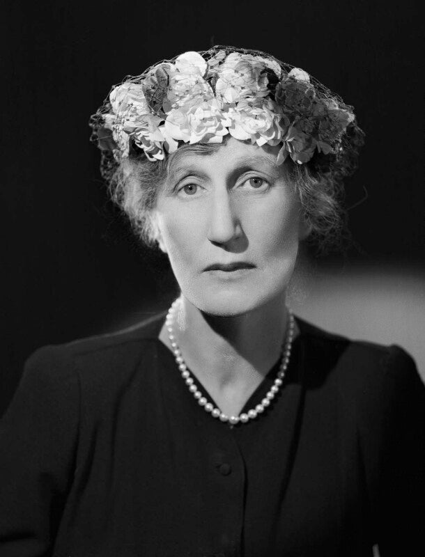 (helen) violet bonham carter (née asquith), baroness asquith of yarnbury npg x77920