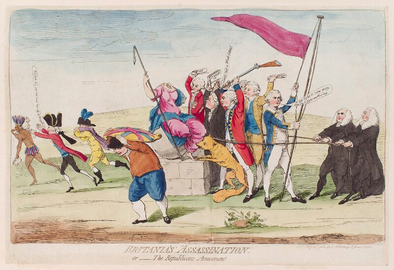 'britania's assassination. or the repulicans amusement' npg d12305