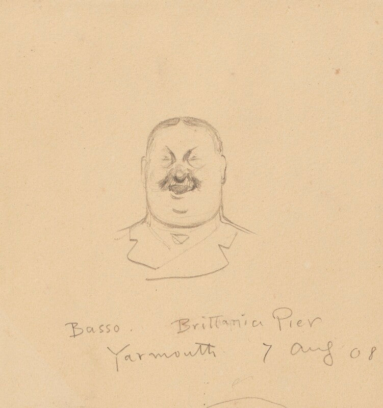 Unknown male singer, brittania pier, great yarmouth npg d43086