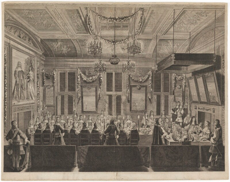 King charles ii (banquet given in his honour by the states of holland) npg d32324