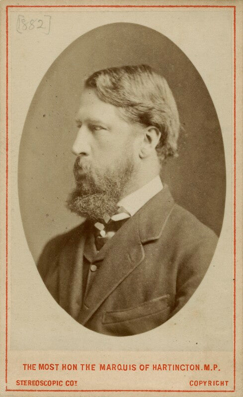 Spencer compton cavendish, 8th duke of devonshire npg x8030