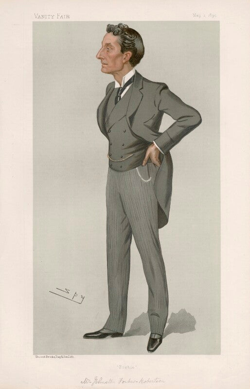 Sir johnston forbes robertson ('men of the day. no. 619.') npg d44749