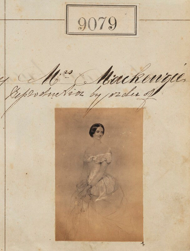 Unknown woman ('reproduction by order of mrs mackenzie') npg ax58901