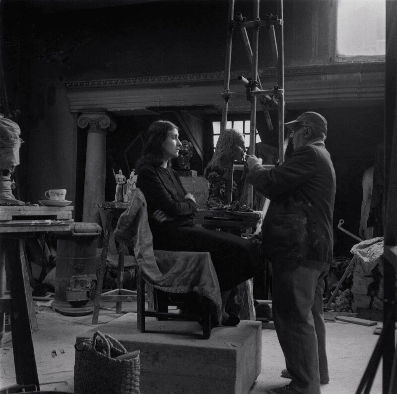 Jacob epstein sculpting elizabeth keen npg x136760