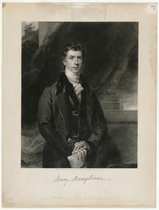 Henry brougham, 1st baron brougham and vaux npg d32200