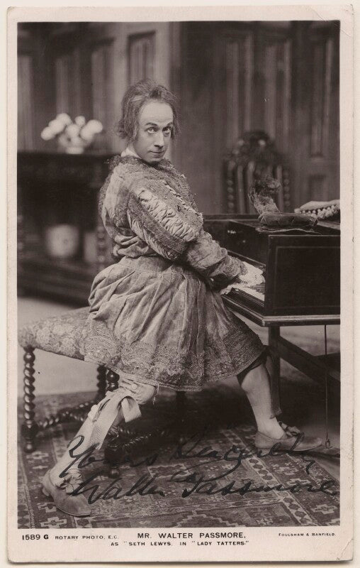 Walter passmore as seth lewys in 'lady tatters' npg x21720