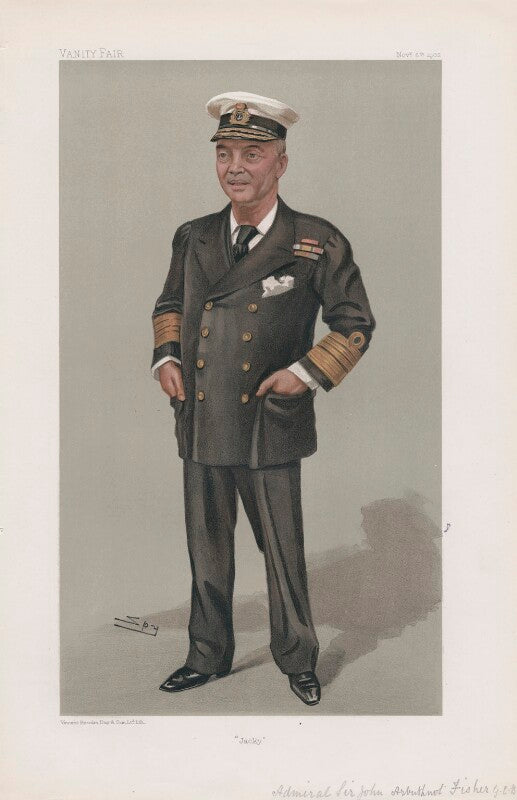 John arbuthnot fisher, 1st baron fisher ('men of the day. no. 856.') npg d45143