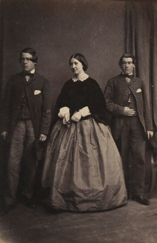 Three unknown sitters npg ax196786