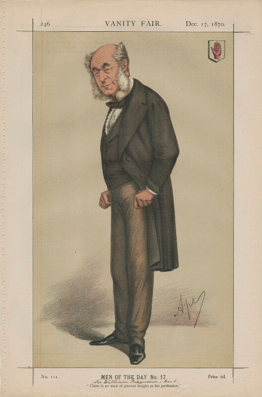 Sir william fergusson, 1st bt ('men of the day no. 17.') npg d43462