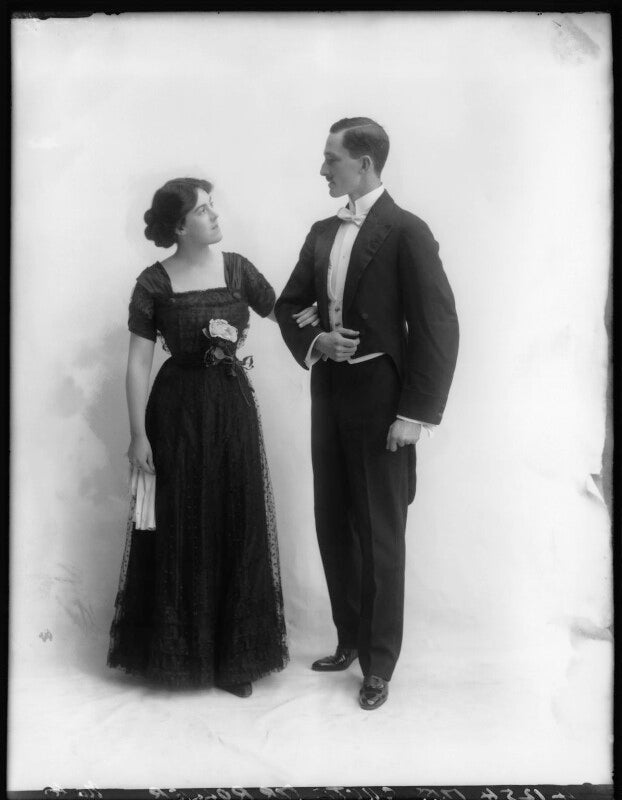 Margaret chute as mrs cowper cowper; g. trevor roller as parker in 'lady windermere's fan' npg x103961