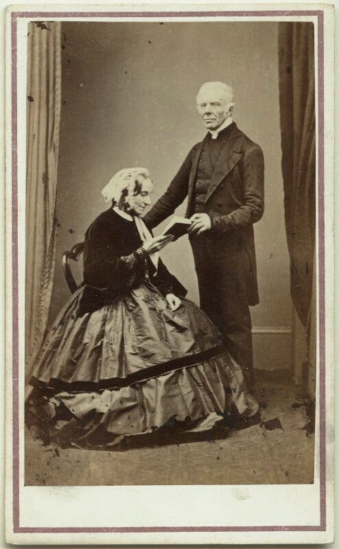 Charlotte keble (née clarke); john keble npg ax7501