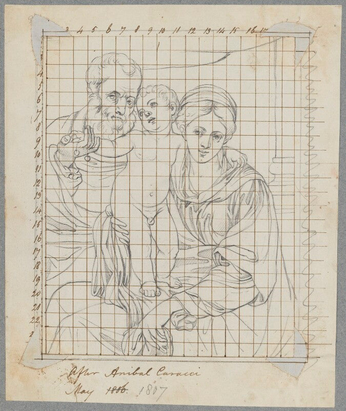 Holy family with cherries npg d17477