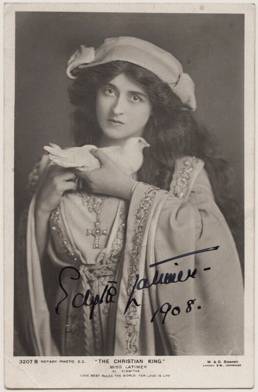 Edyth latimer as elswitha in 'the christian king' npg x19894