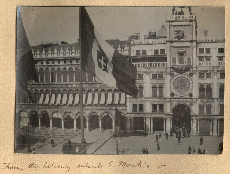 'from the balcony outside st mark's' npg ax140059