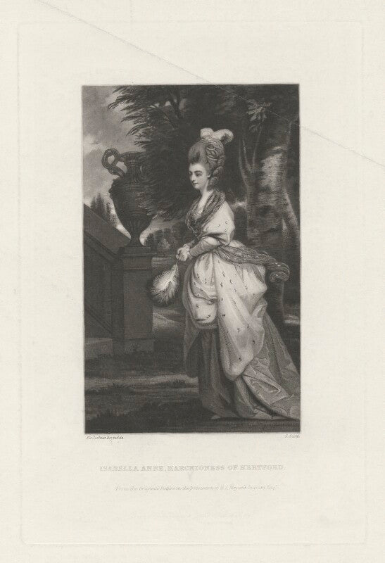 Isabella anne seymour conway (née ingram), marchioness of hertford npg d35732