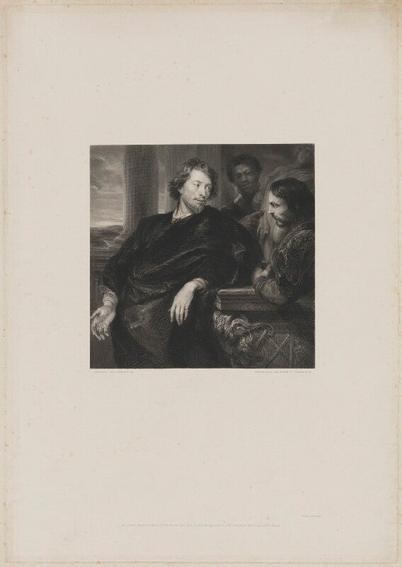 George gage and two unknown men npg d38808